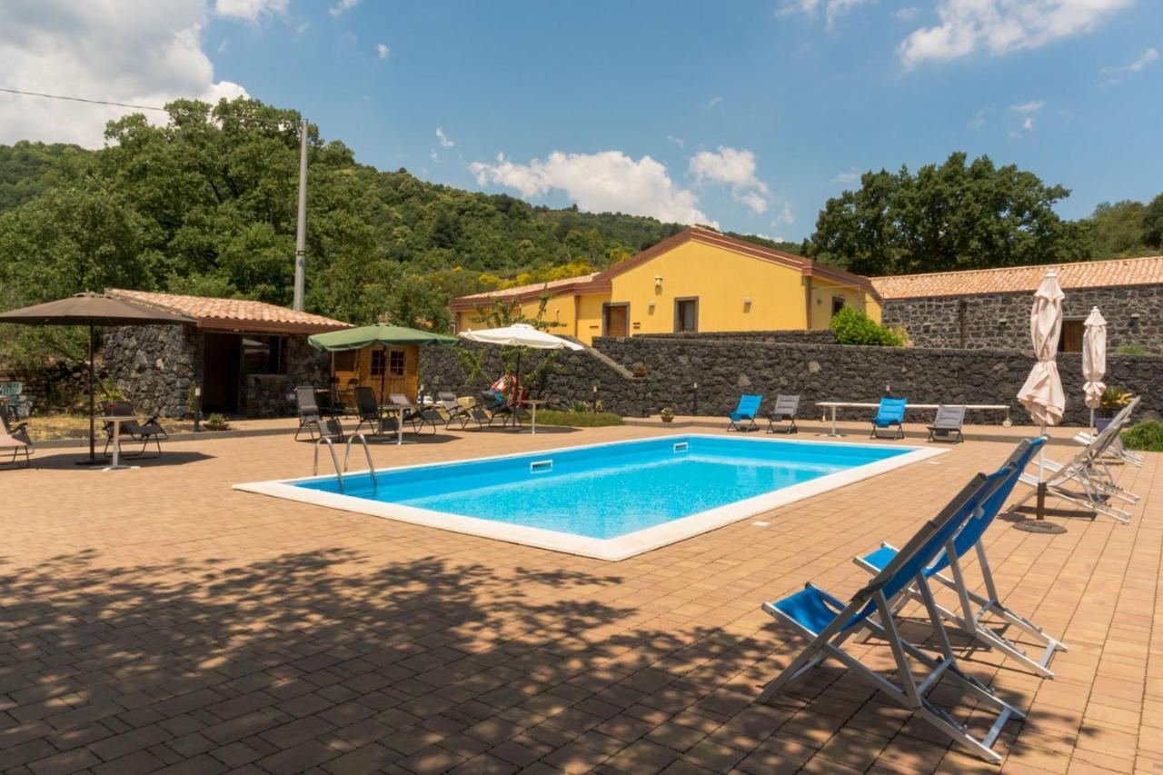 Villa Viola Nel Parco à SantʼAlfio Extérieur photo